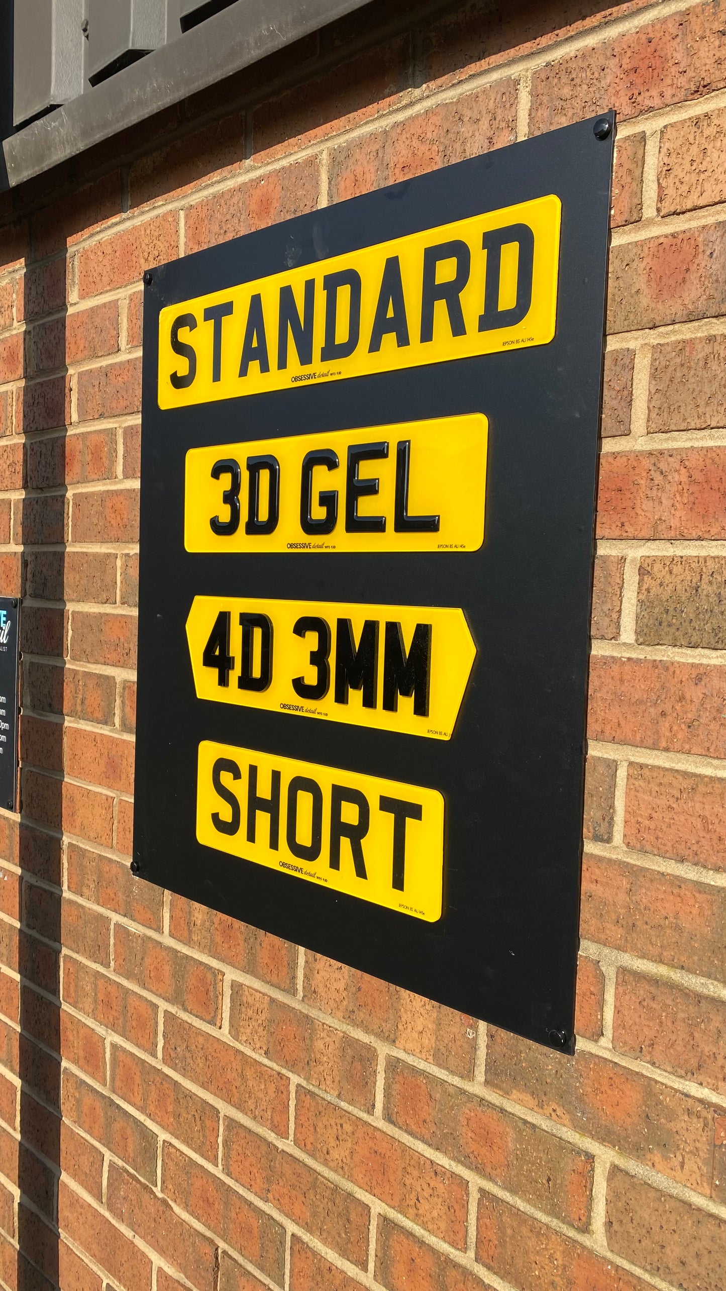 Mohex Plates (Lamborghini Style)