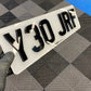 4D Laser Cut Acrylic Number Plates -3mm thick